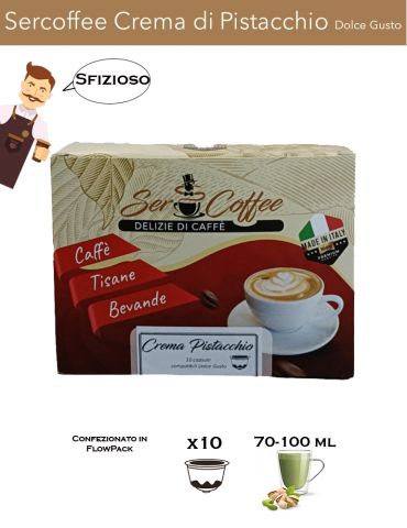 Dolce Gusto SerCoffee Crema al Pistacchio x10 Comp. SerCoffee - 1