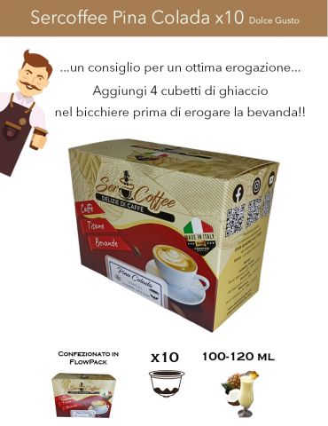 Dolce Gusto SerCoffee Pina Colada x10 Comp. SerCoffee - 1